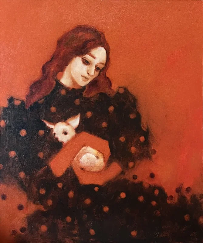“The inexorability of time” (2023) Oil painting by Isolde Pavlovskaya