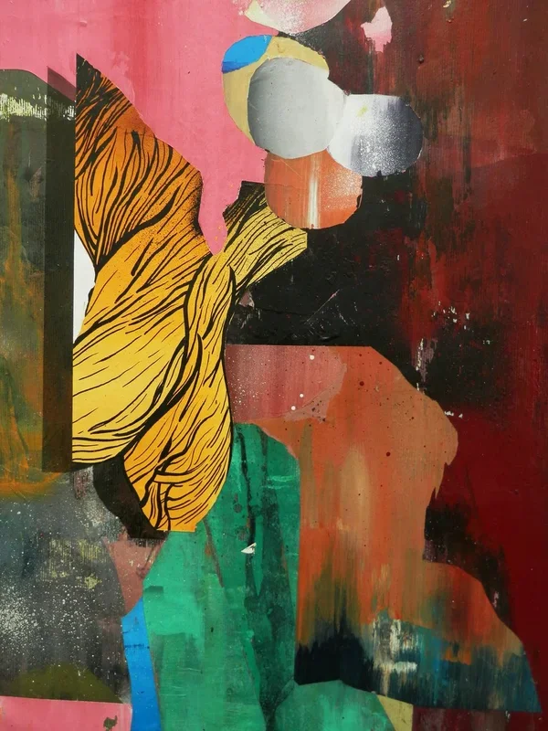 A piece of woman (2018) Acrylic painting by Miloš Hronec