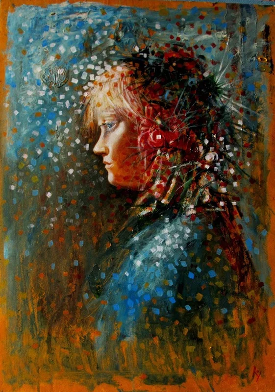 Flora (2024) Oil painting by Serhiy Roy