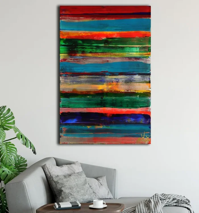 I see absolutely nothing (2025) Acrylic painting by Nestor Toro