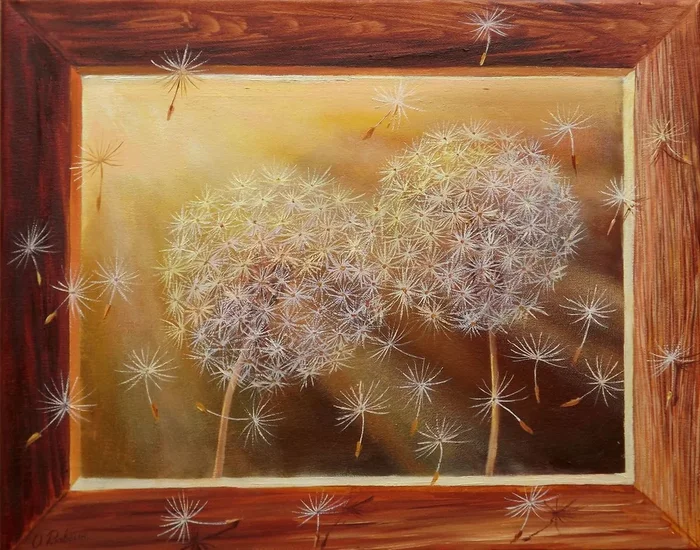 Kiss of the Sun (2013) Oil painting by Oleg Riabchuk