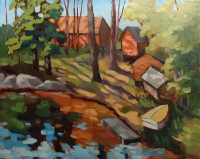 Last days of summer (2013) Oil painting by Edward Abela