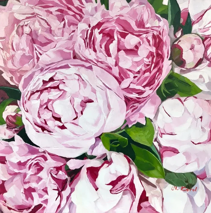 Matin rose (2019) Oil painting by Ulyana Korol
