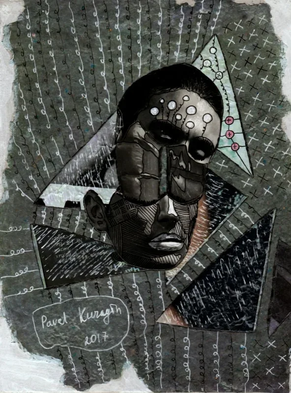 Muscle (2017) Collage by Pavel Kuragin