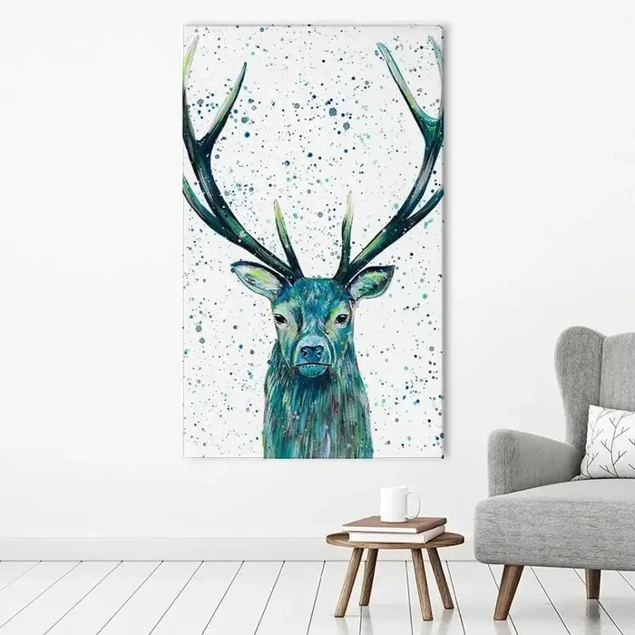 Stag Patrick Canvas Print