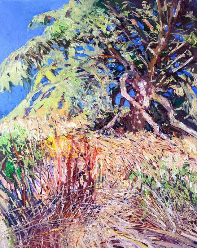 Summer Day, Landscape (2023) Oil painting by Suren Nersisyan