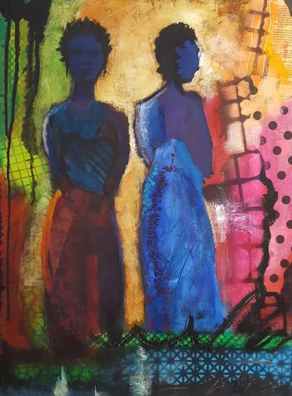 Tracks of our tears (2015) Oil painting by Cathy Maiorano